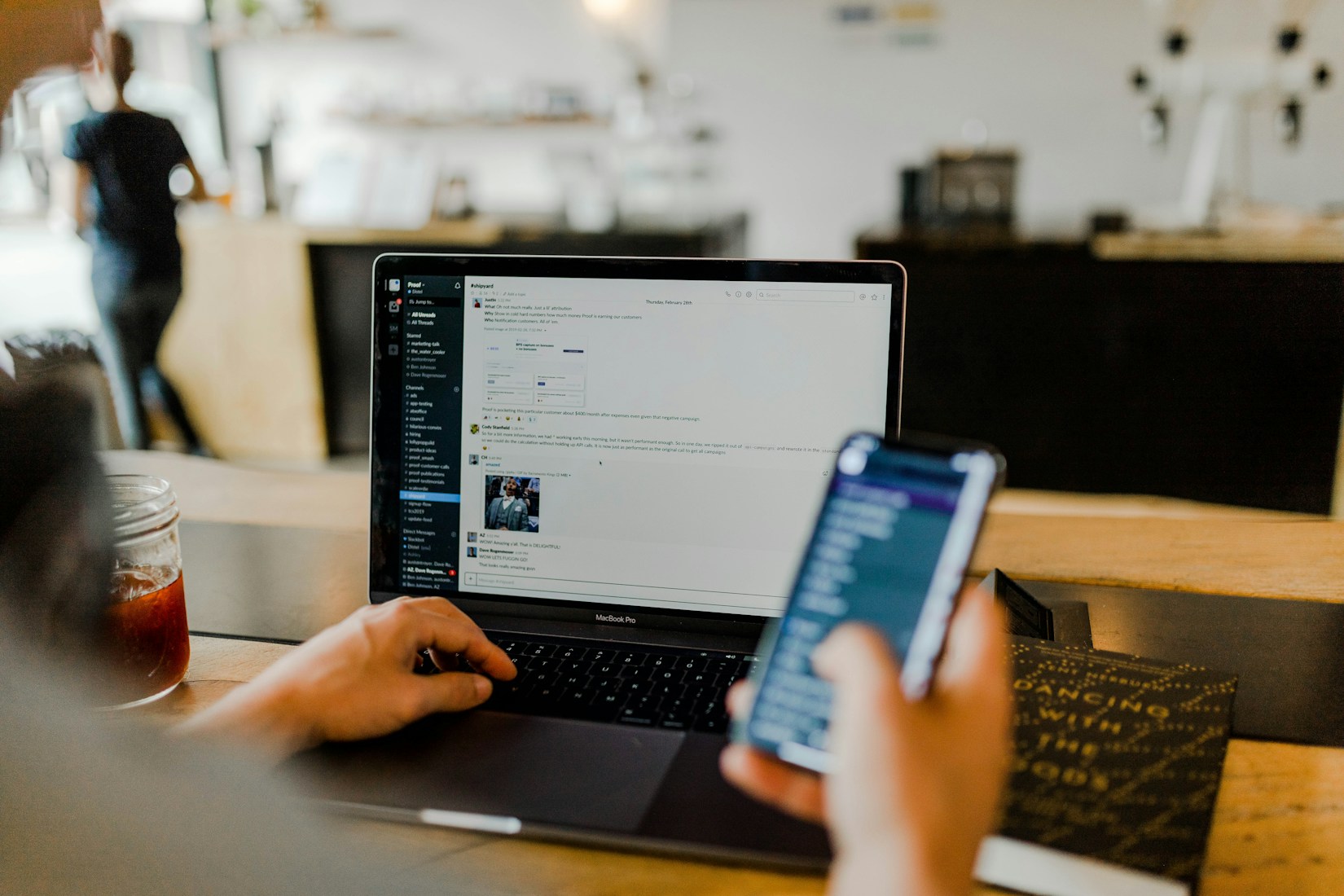 Team and office environment in Canada